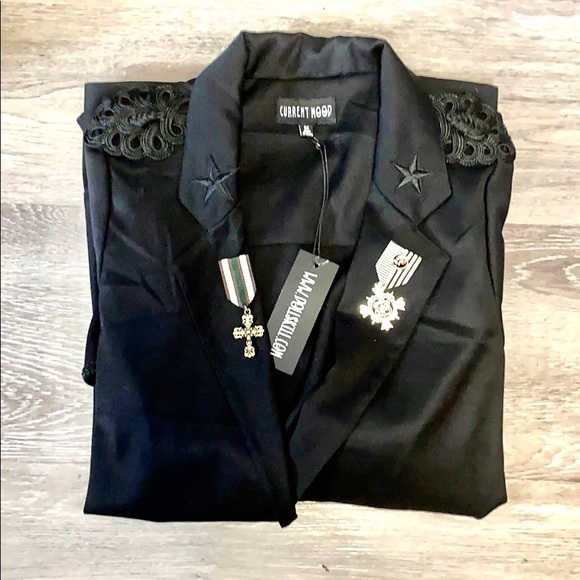 NWT DollsKill Current Mood Military Blazer - Picture 9 of 11